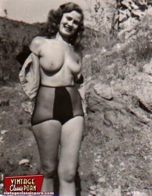 Vintage classic porn. Sexy vintage ladie - Picture 1