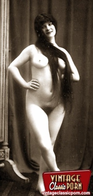 Retro nude. Several hairy vintage wifes  - XXX Dessert - Picture 1