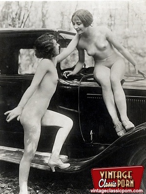 Sexy hairy pussy. Several vintage car lo - Picture 7