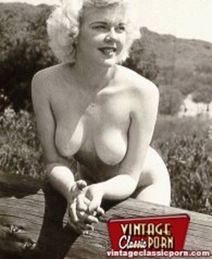 Xxx vintage. Several sexy vintage blonde - Picture 1
