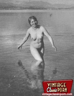 Hairy gallery. Vintage nudist going full - Picture 3