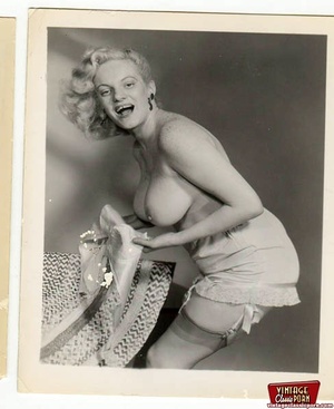 Perfect hairy pussy. Vintage blonde and  - XXX Dessert - Picture 12