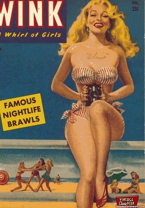 Vintage Magazine Nude Models - Classic retro porn. Several erotic vintage magazine cove - XXX Dessert