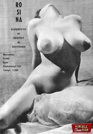 Classic girl porn. Big breasted vintage  - Picture 7