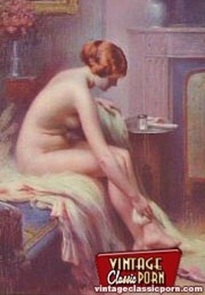Retro nude. Vintage color tints chicks e - XXX Dessert - Picture 2