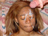 Black chicks. Busty black broad gets her holes stuffed and her face creamed.