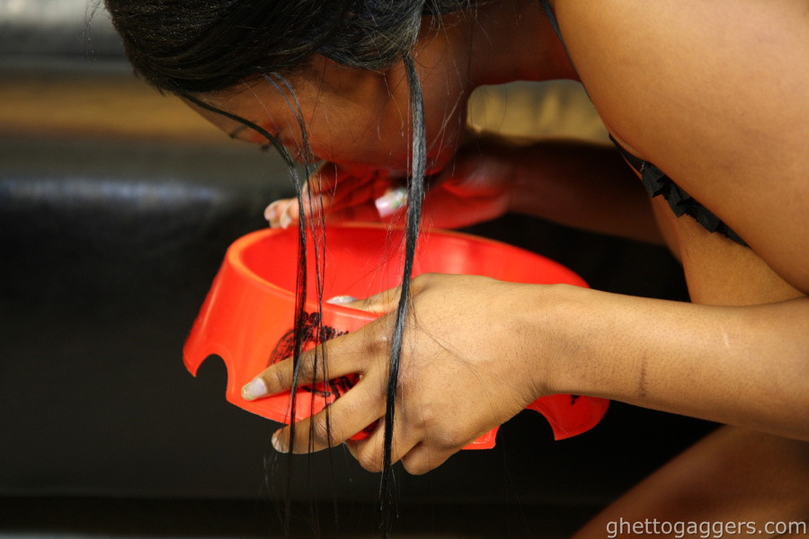 Black ebony porn. Ghetto whore swallows har - XXX Dessert - Picture 6