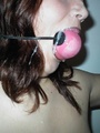 Bondage girls. Slave wife ball gagged. - Picture 12