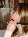 Bdsm xxx. Gagged at home in the kitchen. - Picture 2