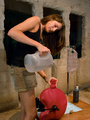 Ass sex. Kara Dax auditions some enemas. - Picture 1