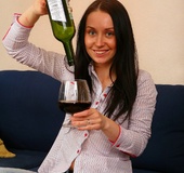 Young 18 teen. Join Klarissa for a nice glass of red but make sure you