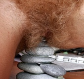 Horny hairy. Join in Julia's office antics as she finds new uses for stationary