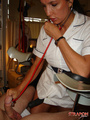 Strap on dildo. Nurse StrapOn Jane gives - Picture 5