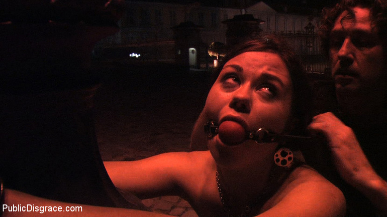Porn in public. Czech beauty throat fucked - Unique Bondage - Pic 7