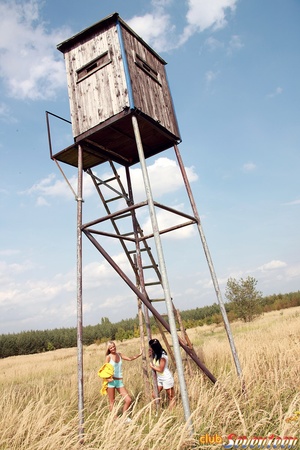 Sexy lesbian. Two stunning lesbo teenies - XXX Dessert - Picture 1