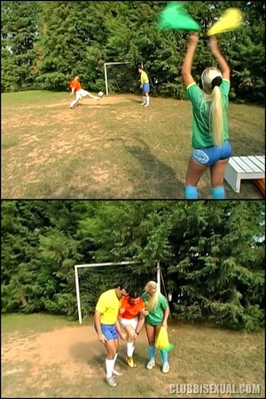 Bi orgy. Bisexual Soccer Game. - Picture 1