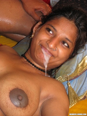 Indian porn. One babe 2 big cocks. - Picture 17