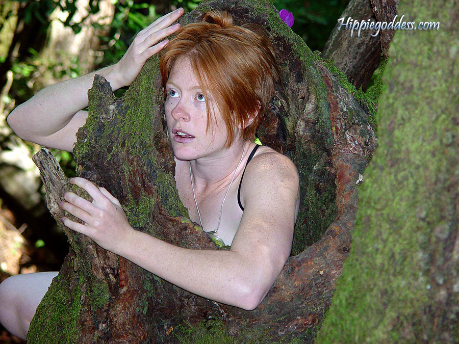 The erotic. Hippie with short red hair, gla - XXX Dessert - Picture 7