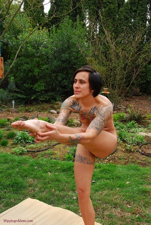 Teen porn girls. Thyme does nude yoga. B - Picture 14