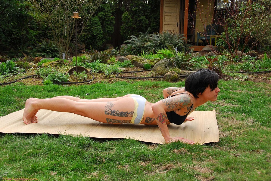 Hairy xxx. Thyme does nude yoga. Beautiful, - XXX Dessert - Picture 3
