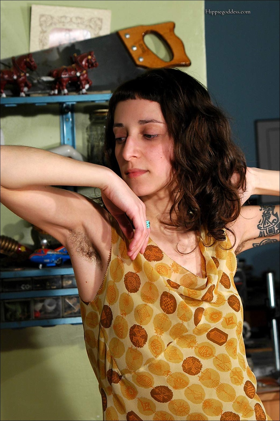 Erotic gallery. Sexy,young, Hairy, Hippie g - XXX Dessert - Picture 1