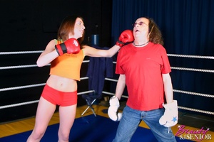 Nude teen girls. Old boxing trainer bang - Picture 3