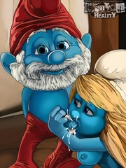 Nasty toon smurfs eagerly fucking with humans. - Picture 4