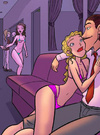 Adult comic cartoons. Want that lap dance Richard?