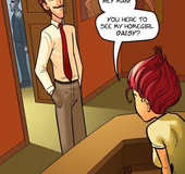 Toon sex comics. Latina girl performs exciting striptease.