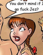Sexy cartoons. You don't mind if I go fuck Jez?