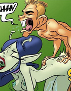 Adult cartoon. Wat if she gits preg'nit n' has them 'bominations?