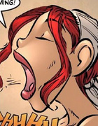 Comic sex. Eat me! Eat me good, sis!