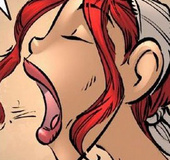 Comic sex. Eat me! Eat me good, sis!