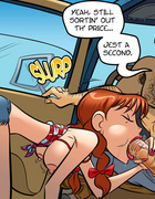 Erotic comics. Yeah, still sortin' out th' price.. jest a scond.