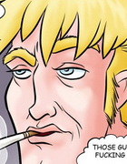 Porn comics. What kind of sexual fantasies in this man.