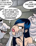 Sexcartoon. Come on babby, suckle on papa's cock!