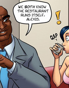 Adult comic toons. Anime girl having a big ass and nice tits!