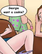 Adult sex comics. George want a cookie?