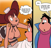 Cartoon sex comics. The way she was bending over I'd swear she was teasing