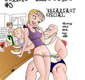 Toon porn comics. Old man takes off her panties from the girls.
