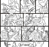 Adult comix. I'm just going to have to suck you off myself!
