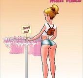 Porn comix. Girls exposes their firm asses!
