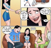 Adult comic. Hey! This is a pretty big cock here!