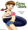 Adult comic toons. Rita Mae is so horny little girl!