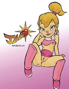 Porn comic. Horny blonde young lady!