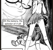 Porncartoon. Oh boy she's taking off her clothes!