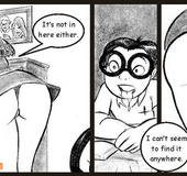 Cartoon sex porn. Sharona want's Wong masturbate on her!