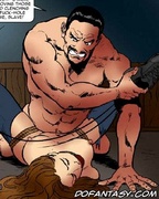 Bondage cartoons. I'm gonna plug your little crap hole with this!