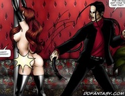 Free bdsm comics. Naughty stripper is captured and spanked!