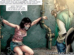 Slave cartoons. God, they're looking at me like I'am a pice of meat!